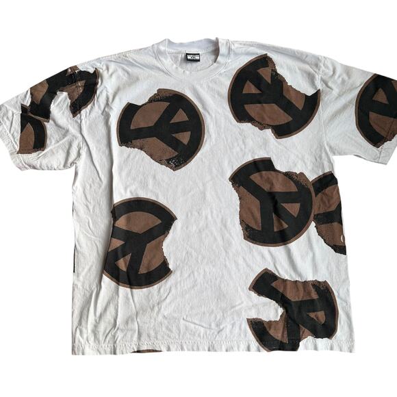 Babylon Peace AOP AlloverPrint White T-Shirt Mens 2XL - Picture 2 of 4